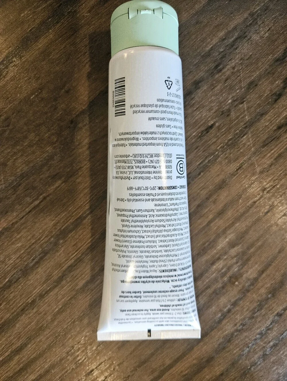 Arbonne Instant Cooling Moisture Mask